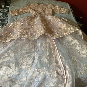 Rose Gold prom dress